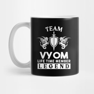 Vyom Name T Shirt - Vyom Life Time Member Legend Gift Item Tee Mug